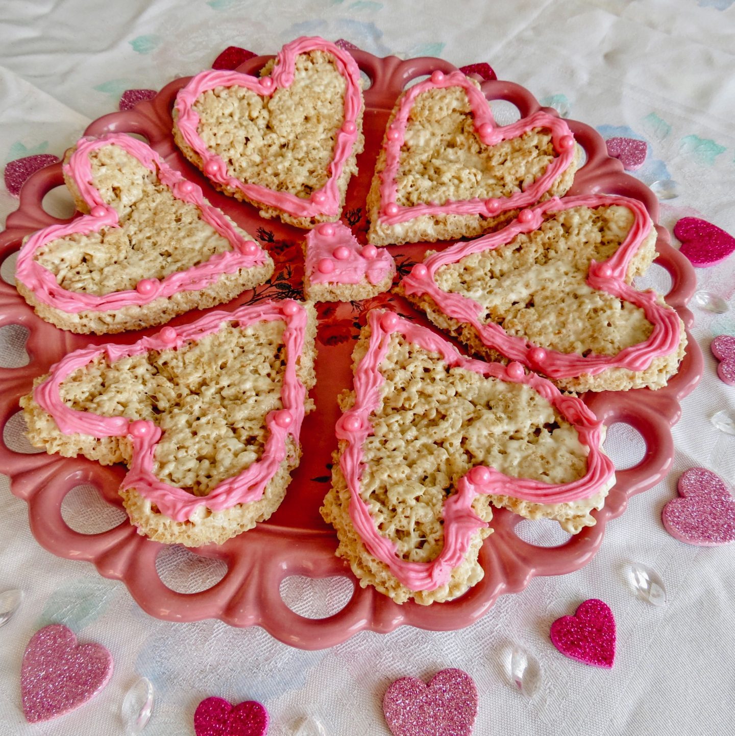 Rice Krispie Hearts