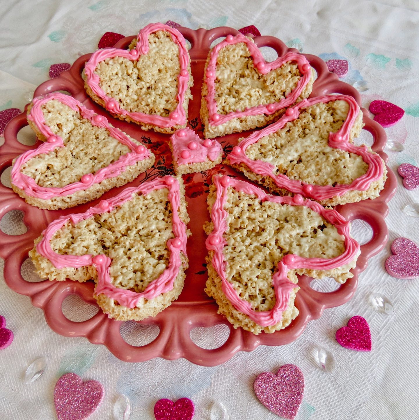 Rice Krispie Hearts