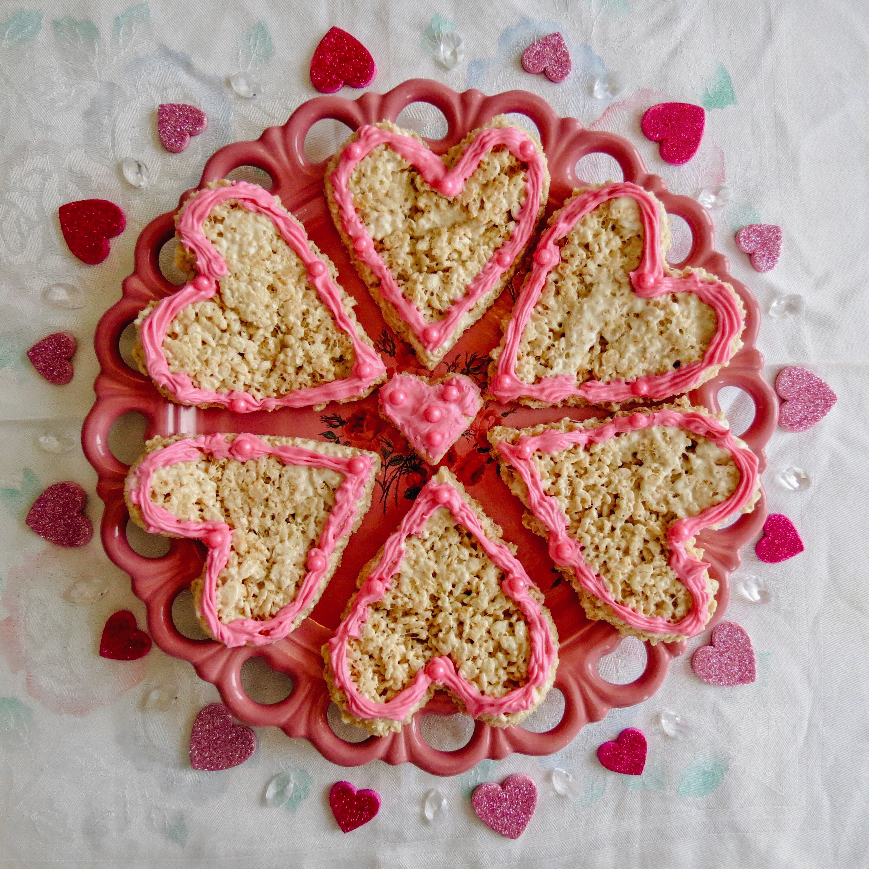 Rice Krispie Hearts